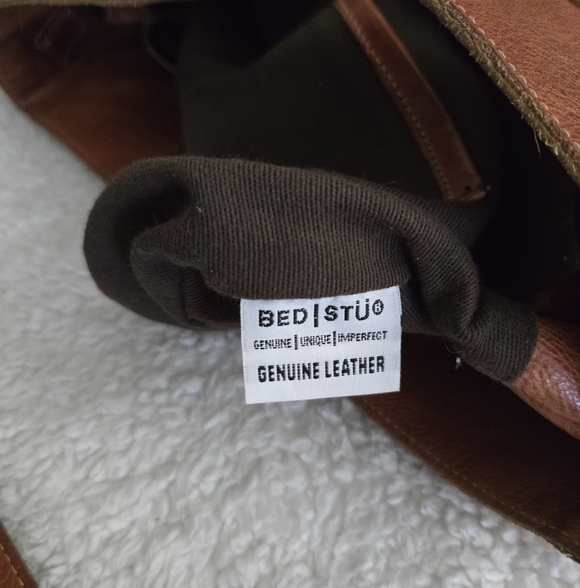 Bed Stu Cognac Orchid Woven Hand Bag - Picture 13 of 16